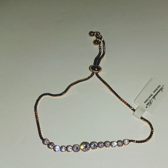 Cubic Zirconia Silver Bracelet by Amanda Blu - Picture 2 of 7